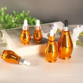 Косметические эфирные парфюмеры золотые капельницы сыворотки бутылки